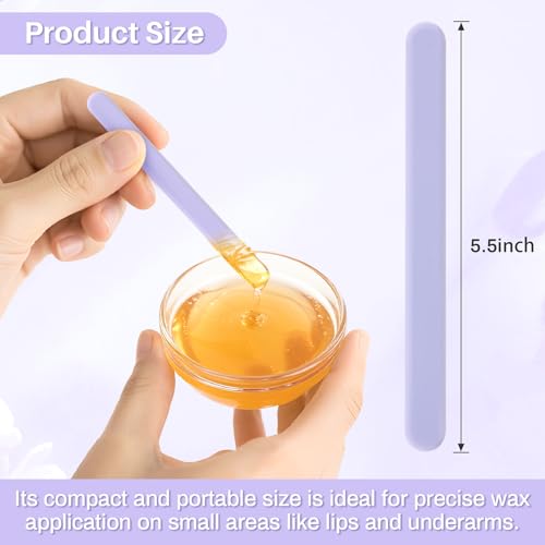 Reusable Silicone Wax Spatula for Hair Removal and Body Care