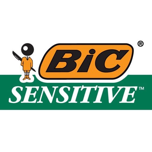 (Pack of 2) Bic Single Blade Sensitive Skin Shavers - 12 in Pack [Total 24]