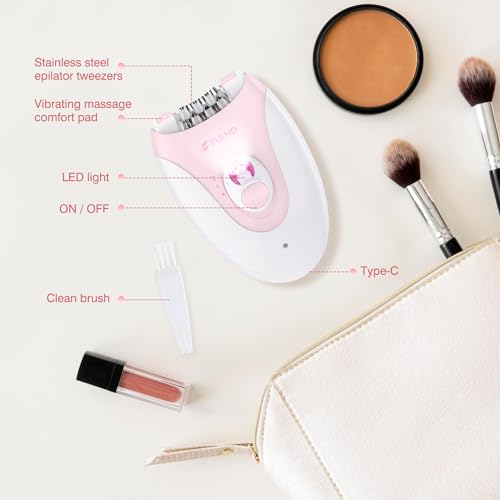 Epilator,Epilator for Women Facial Hair Removal Rechargeable, Green