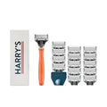 Men's Shaving Kit with Razor Handle & 15 Blade Refills - Face Razor Set