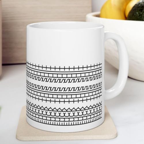 White Hidden Message Coffee Mug, 11 Oz Funny Cup, Gift for Coworkers & Friends
