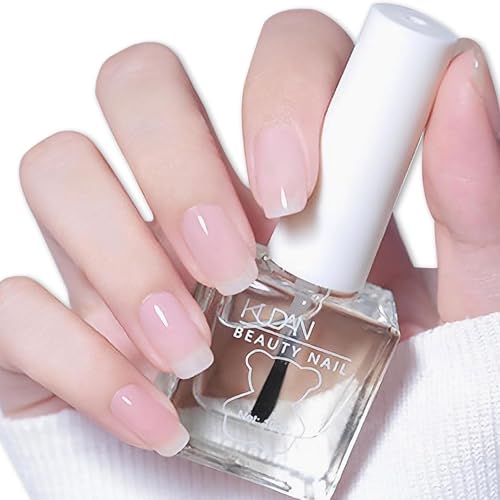 NovaCharm Clear Nail Polish - High Gloss, Quick Dry, Long Lasting, Air Dry, 10ml - Variation: Clear
