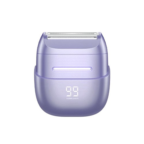 UNIMIKO Electric Shaver For Women, Waterproof Wet Dry Mini Electric Razors For Women - Cordless Rechargeable Foil Shaver For Hair Removal, Legs, Face, Body, Bikini,Sensitive Skin, Teens, Ladie(Purple)