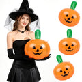 Inflatable Pumpkin Set - 14 Inch Halloween Yard & Pool Decorations - 3 Pack