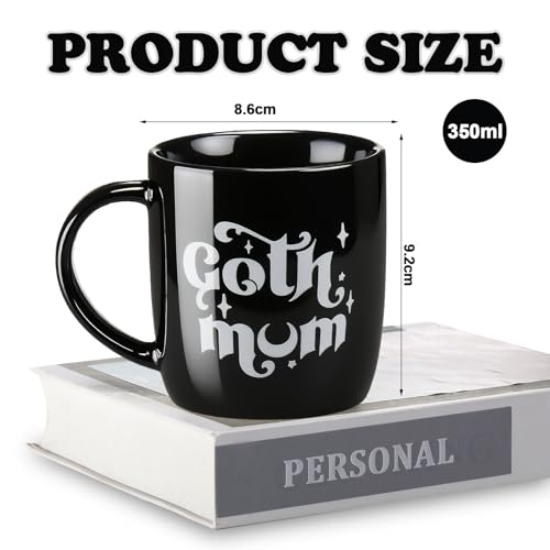 Goth Mom Coffee Mug - Halloween Gift for Mom, 12 oz Ceramic Cup