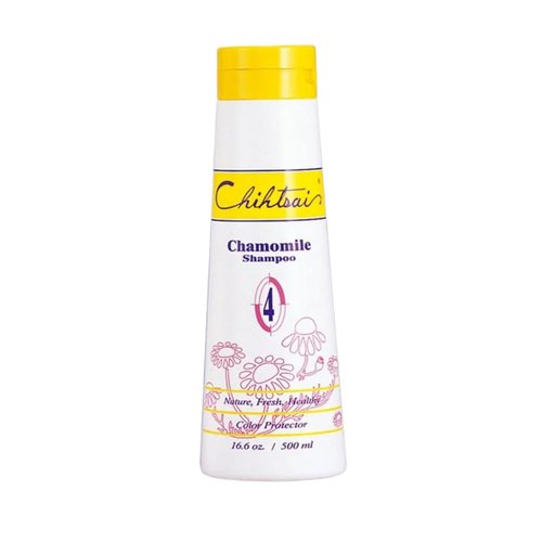 Chihtsai No.4 Chamomile Shampoo (16.6oz/500ml) - Color-protection, Mildly cleanses scalp, Soft & Shine
