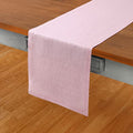 Pink Linen Table Runner 14x120 Inches - Solino Home Athena Bubblegum Pink