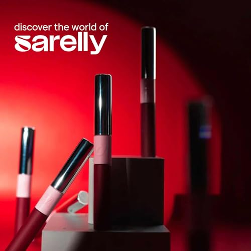 SARELLY, Lip Duo, Matte + Hydrating Gloss, 3 Finishes, Vegan Leather Case, Sarelly Creative Lab