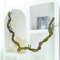 Artificial Mossy Tree Branches - Bendable Reptile Jungle Vines, 70.9 Inches