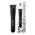 Flat Top Foundation Brush - Matte Black Kabuki Makeup Tool