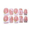 Reusable Handmade Duck Shape Press-On Nails - S / O912 Salon Quality