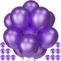 Purple Pearl Latex Balloons 12 Inch - Pack of 120 with Variation A08-Purple