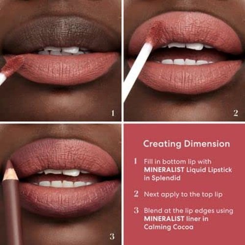 bareMinerals Mineralist Lip Liner - Creamy Pigmented Pencil for All-Day Wear | Vegan & Natural Ingredients