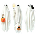 ALKB Halloween Window Clings Stickers - Ghost Halloween Window Decorations
