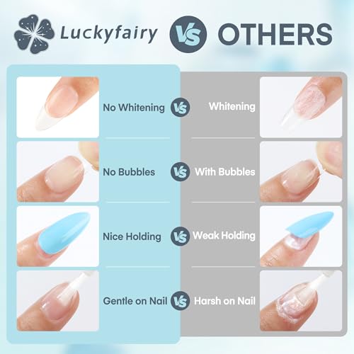 Strong Nail Glue - 10ML, Fast-Drying, Long-Lasting Adhesive for Fake Nails & Decor - Luckyfairy