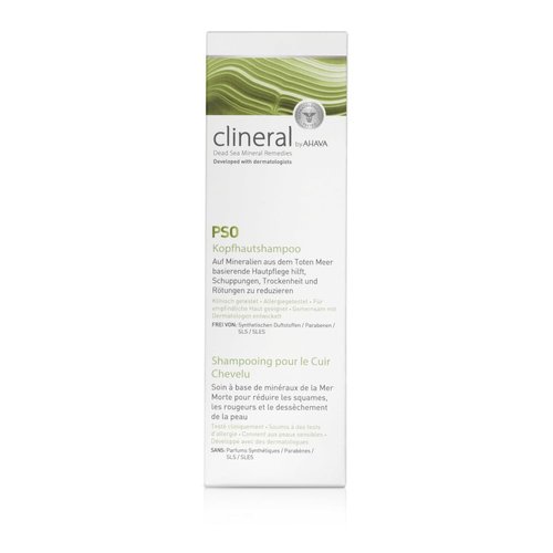 AHAVA Clineral Pso Scalp Shampoo - Gentle Formula to Alleviate Dryness & Irritation | 8.5 Fl. Oz