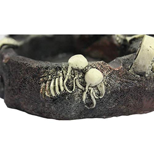 Skull Ashtray - Creative Resin Design for Smoking Room Decor & Gifts