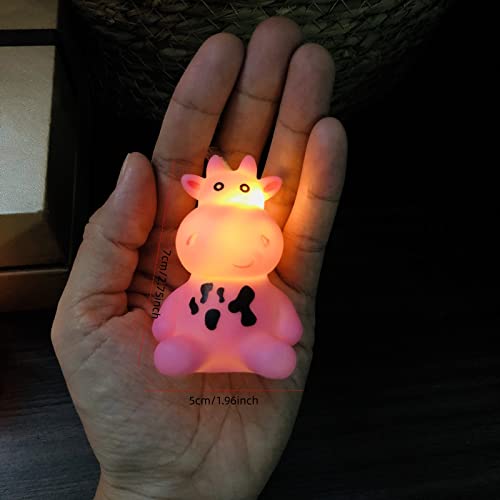 Pink Cow String Lights - 10LED Battery Operated Fairy Lights for Home & Party Decor - Variation of Pink Cow