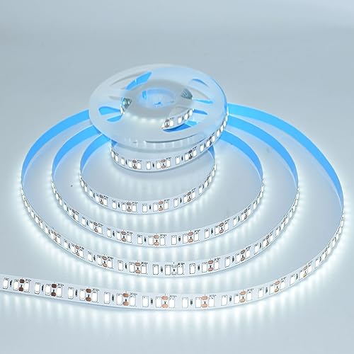LED Strip Lights 66ft Waterproof IP68 White 6500K - Flexible Indoor Outdoor Decoration