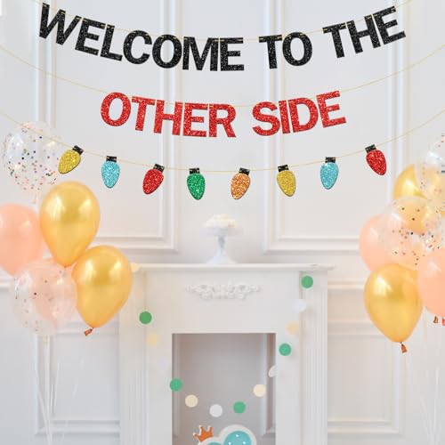 Halloween Mysterious Welcome to the Other Side Banner Gothic Party Decor