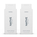 Native Body Wash - Naturally Derived Ingredients | Sulfate, Dye & Paraben Free | Charcoal, 18 oz (Pack of 2)