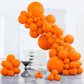 PartyWoo Orange Balloons 123pcs Fall Latex Helium & Air - Orange-y9 Variation