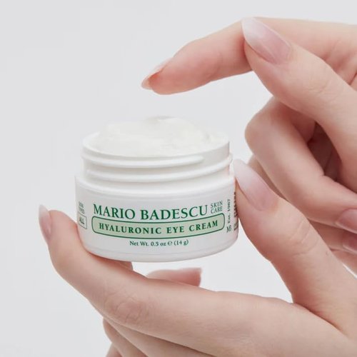 Mario Badescu Hyaluronic Eye Cream - 0.5 oz | Oil-Free Moisturizer for Combination, Oily & Sensitive Skin