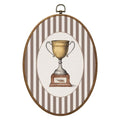 Kids Room Canvas Wall Art Trophy Cup - Color 23 8.6x11.4 Inches