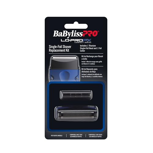 BaBylissPRO High-Performance Compact Single-Foil Shaver Replacement Foil and Cutter