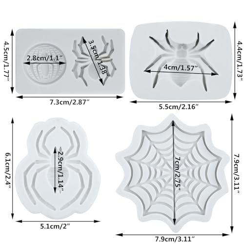 Spider Web Silicone Mold for Cake Decorating - Style A