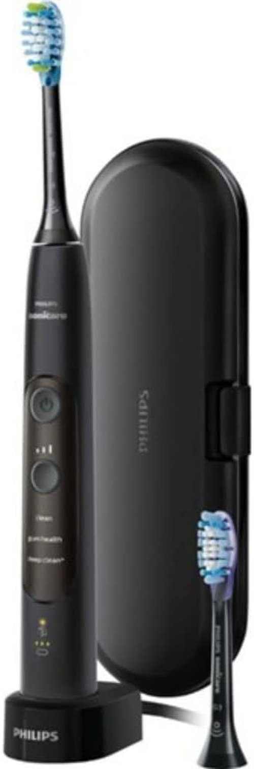 Philips Sonicare Electric Toothbrush | ExpertClean 7300 with BrushSync Technology - Black