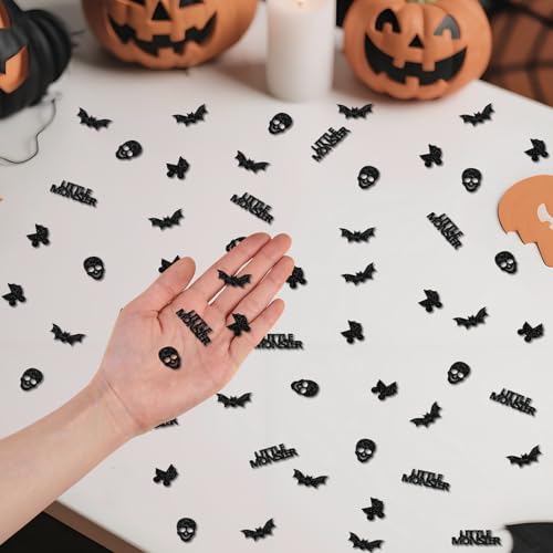 Halloween Baby Shower Confetti 200pcs Gothic Spooky Party Decor Glitter Sprinkles