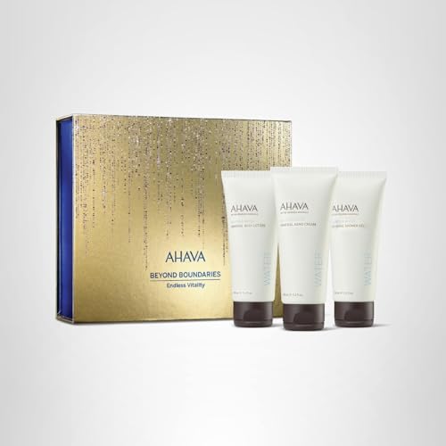AHAVA Smooth Moves Duo – Includes Mineral Hand Cream 100ml & Mineral Foot Cream 100ml – Hydrating Skincare Set for Soft, Nourished Hands & Feet