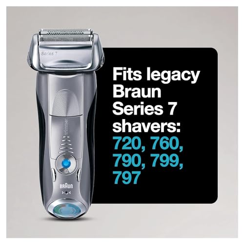 Braun Series 7 70S Electric Shaver Head Replacement Cassette - 1 Pack - Silver