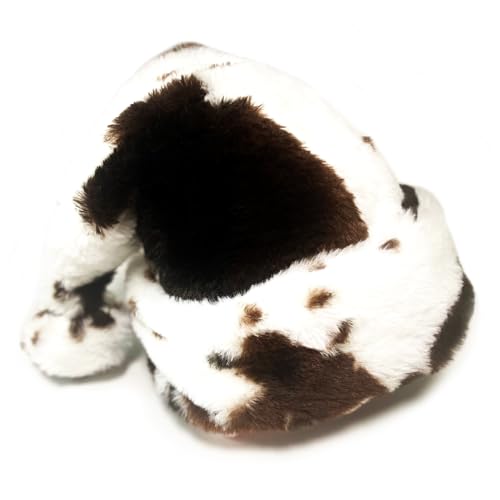Cow Print Santa Hat 2 Pack - Unisex Christmas Costume Holiday Decor