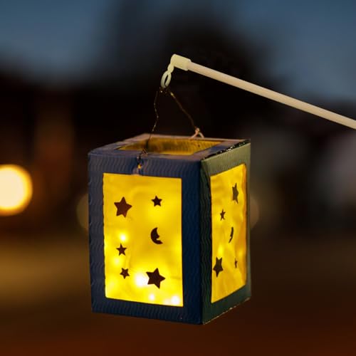Portable Paper Lantern Poles 10.43 Inch for DIY Party Decorations Kids & Festivals