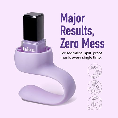 Violet Vibes Nail Polish Set - 5-Minute Manicure & Cuticle Hydration