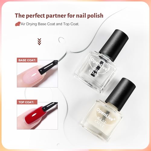 OpenLive Autumn Maple Leaf Nail Polish Set - 12 Vibrant Colors, 5ML