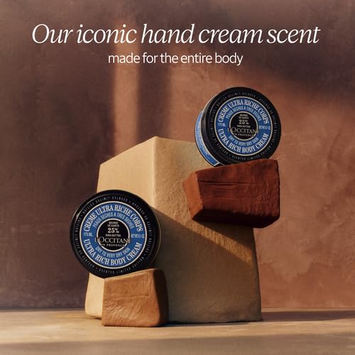 L’Occitane Ultra Rich Shea Butter Body Cream - Nourishing Moisturizer for Dry Skin | Refillable & Vegan