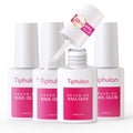 Super Strong Nail Glue for Press Ons & Tips - 4 Tubes, Salon Quality, Long Lasting