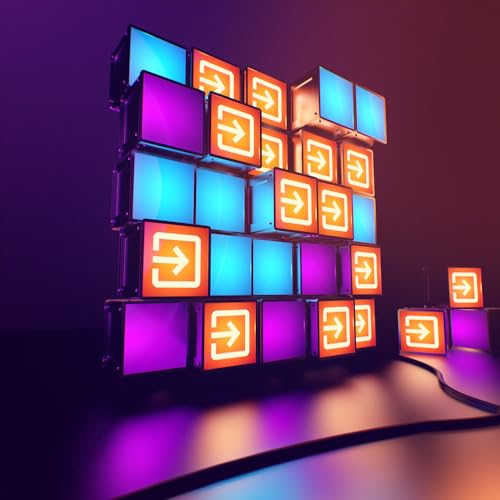 Ourbest LED Eyes EL Glowing Panel - Blue Medium