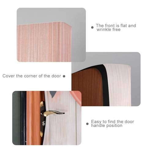 Valentine Heart Door Cover - Stretch Fabric Porch Decoration, 35x79 in - Variation of A26