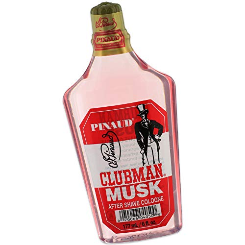 Clubman Pinaud Musk After Shave Cologne – Classic Musk, 6 Fl Oz