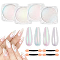 Colorful Dream Chrome Nail Powder Set - Metallic Mirror Glitter Effect Pigment