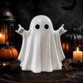 Halloween Ghost Figurine - Cute Spooky Farmhouse Decor for Tiered Tray - Style-4