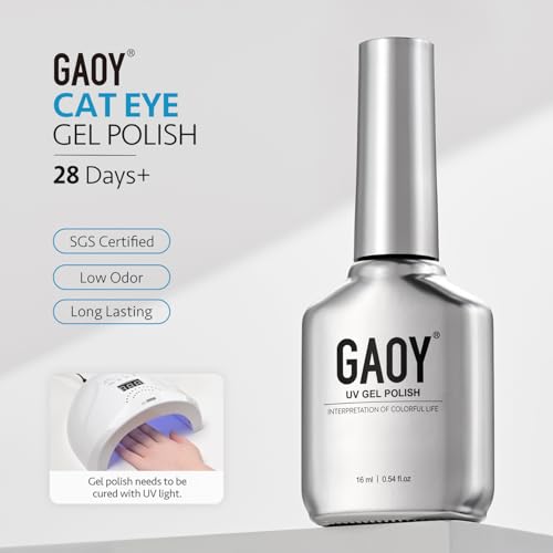 Blue Bubble Cat Eye Gel Nail Polish 16ml - Holographic Glitter Jelly Effect with Magnet - Ocean Mirage