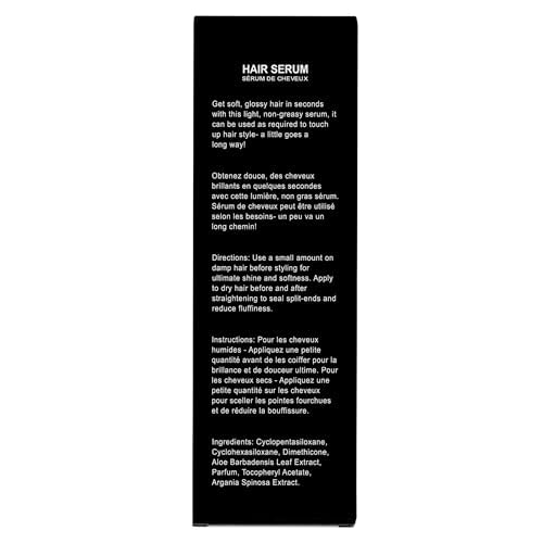 HerStyler Hair Repair Serum - Argan Oil for Frizzy, Damaged Hair - Enhances Shine & Smoothness - 2 Fl Oz