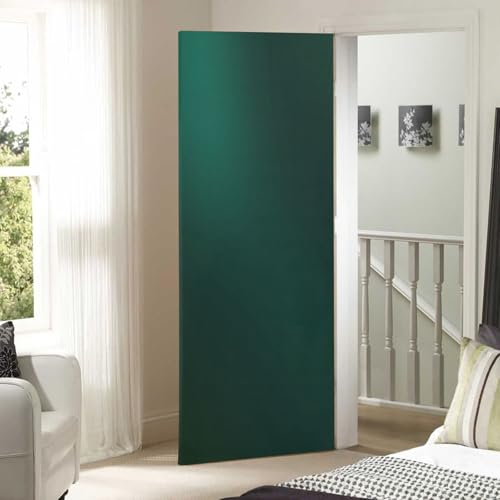 Hunter Green Door Cover - Washable Waterproof Holiday Door Decor, 35 x 79 Inch - Variation of THIS listing