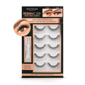 False Eyelash Set Big Tease - 5 Pairs Natural to Dramatic Styles with Adhesive
