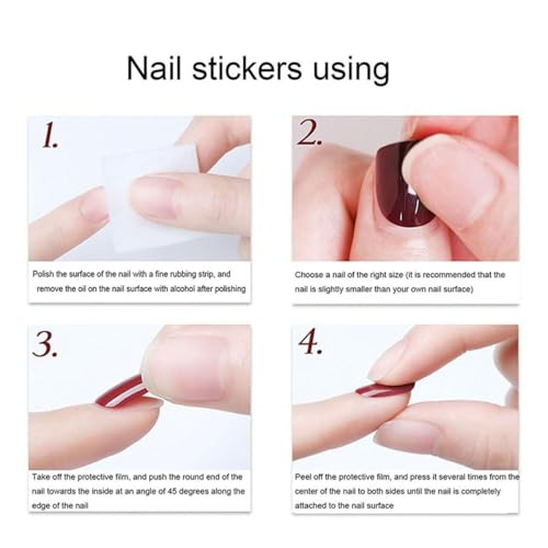 24 Pcs Short Oval Press On Nails with Rainbow Alien Design - Night Sky Variation